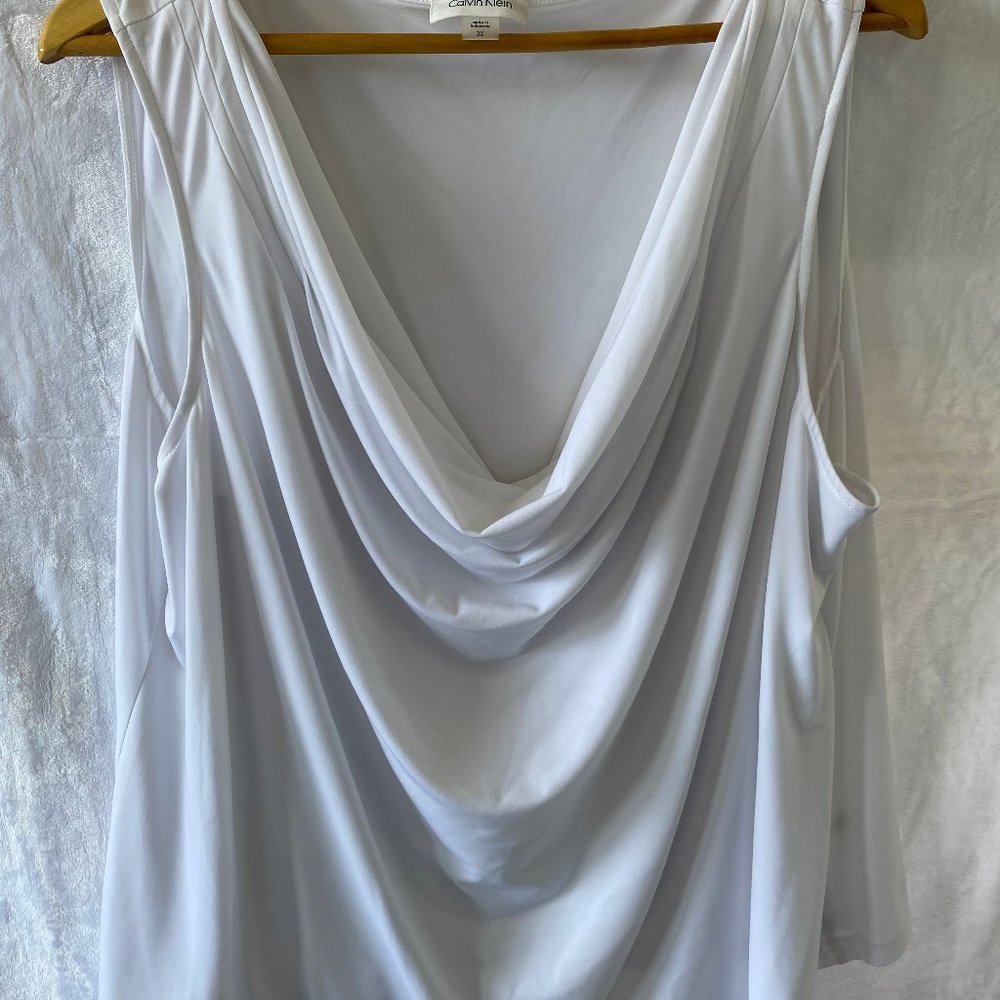 Calvin Klein Egg White Blouse 3x